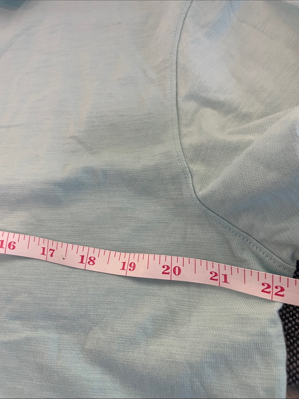 Even Tide Cotton Premium Men's Polo in Light Aqua. Extra button. EUC - Picture 7 of 7